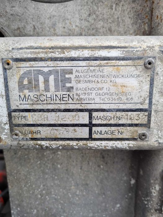 Вібропрес крокуючий АМЕ 1200 Блоки.Вибропресс шагающий.Несучка