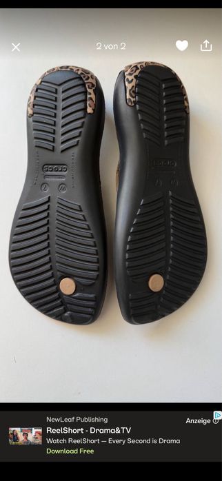 Crocs sexy flip print zwierzęcy