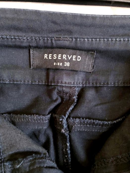 Spodnie Reserved 36 granatowe