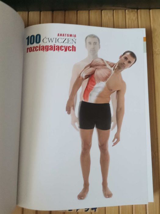 Anatomia 100 ćwiczeń rozciągających Real foty