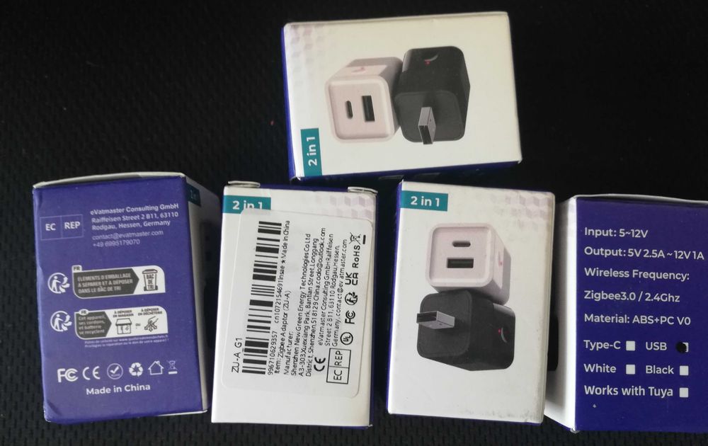 Sterowany Zigbee inteligentny adapter USB kompatybilny z Philips Hue, Tuya