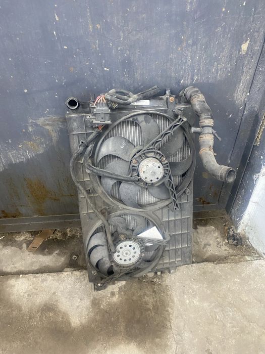 Радітор  Вентилятор skoda fabia 1