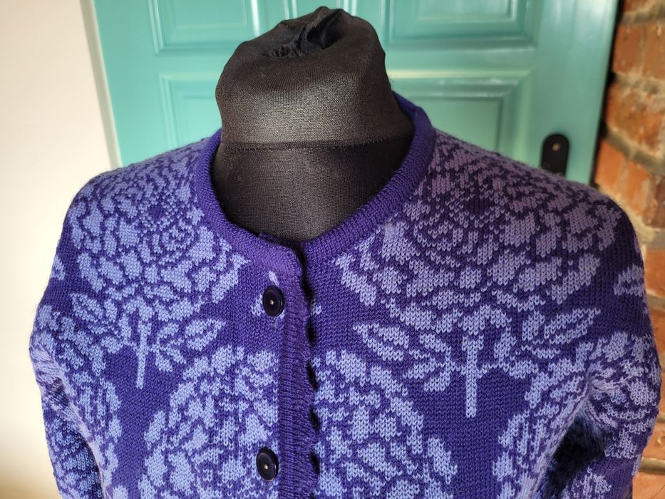 OLEANA r M S XS 100proc wełna nowy termiczny sweter