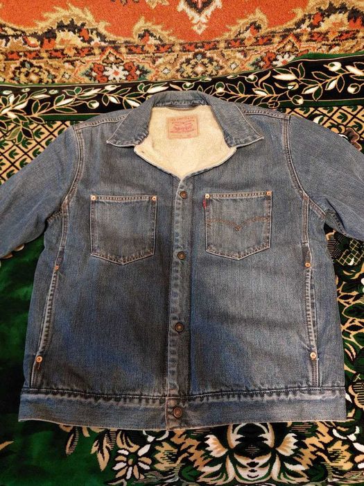 Оригинальная куртка джинсовая шерпа Levi’s sherpa