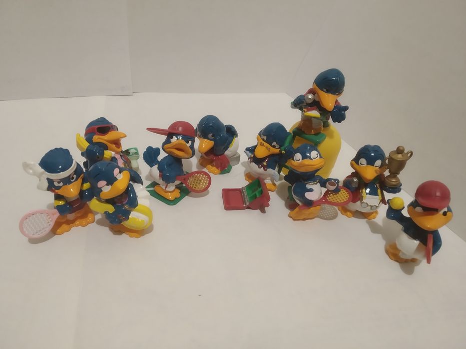 zestaw figurek pingwinki