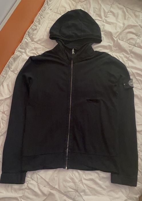 stone island original zip hoodie vintage