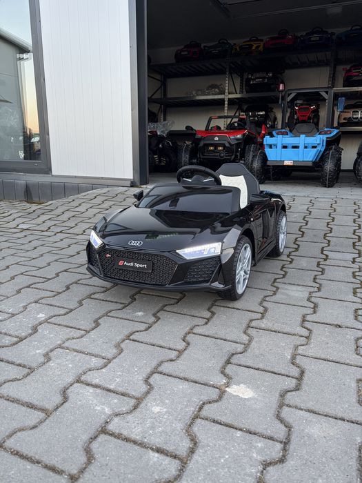 Audi R8 Spyder Auto na akumulator dla dzieci Czarny