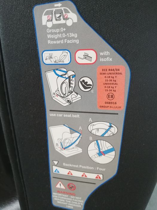 Fotelik samochodowy Lionelo isofix