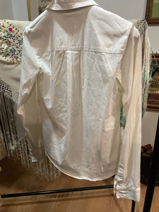 Blusa branca algodao t s