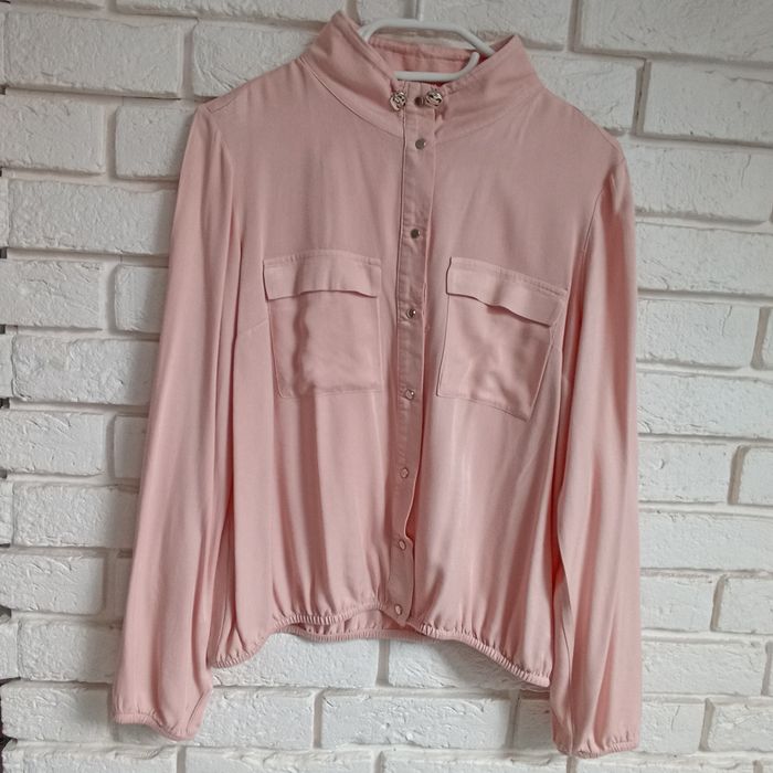 Bluzka damska elegancka koszulowa stójka 36 Mohito