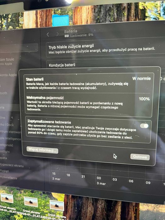 MacBook Air M2 100% kondycji baterii, 16Gb RAM / 256GB SSD