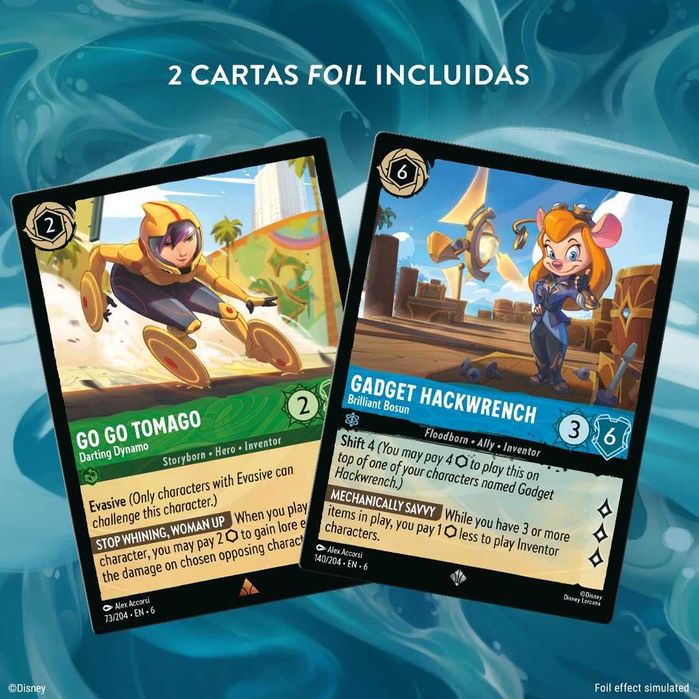 Disney Lorcana Azurite Sea Starter Deck EN S6
