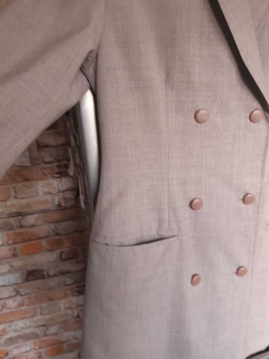 marynarka + spódniczka - szyte dla mnie przez krawcową 36-38 (S-M)