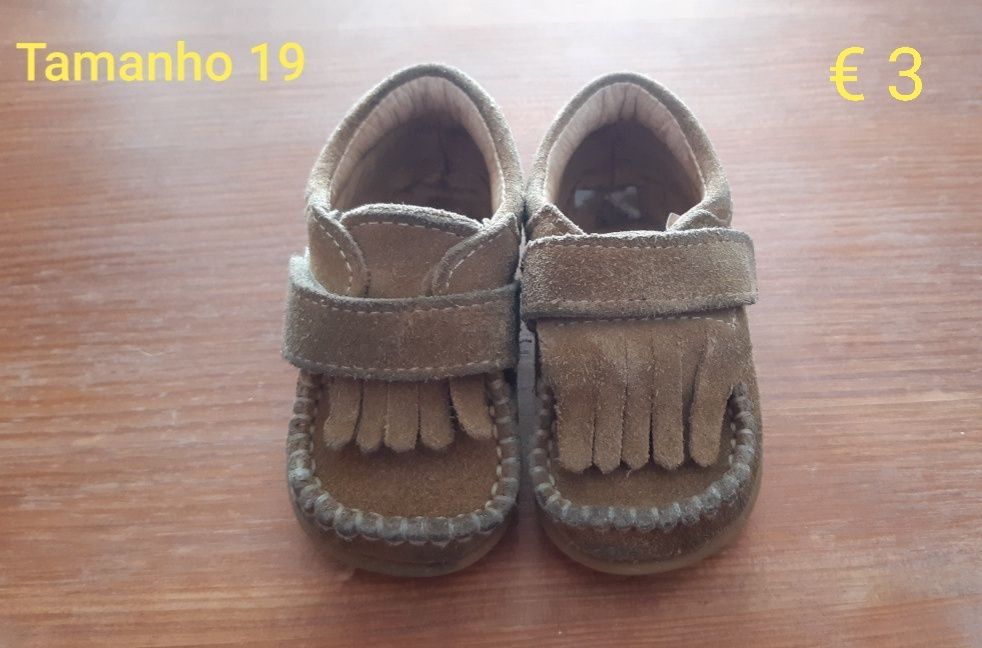 Calçado bebé - Tamanhos 19 a 22