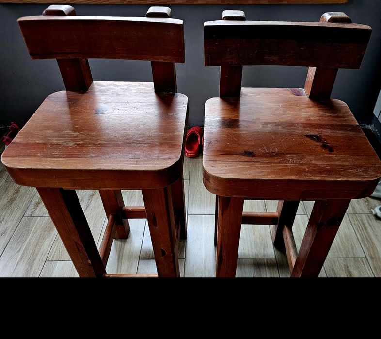 Krzesła barowe 2szt.