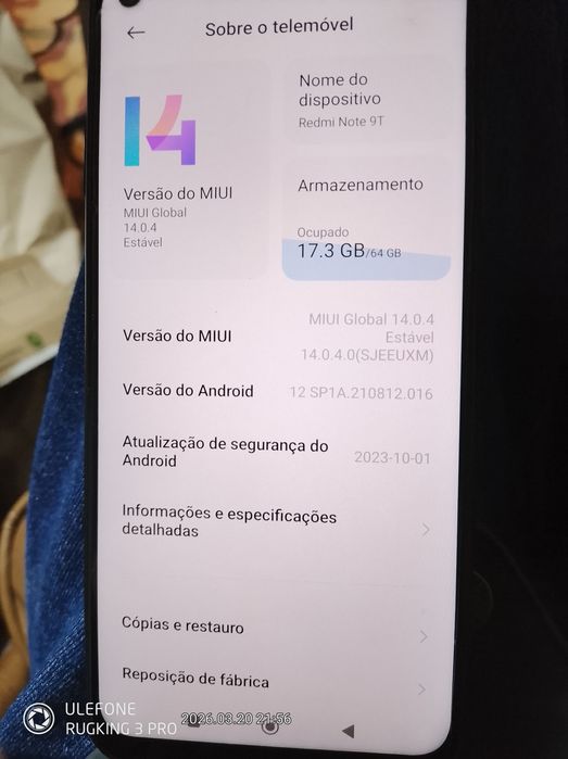 Xiaomi redmi note 9T