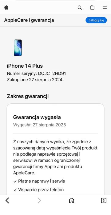 iphone 14 plus bialy stan bdb+etui+zestaw 5 szt szkiel hartowanych