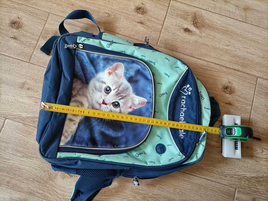 Plecak z kotkiem szkolny