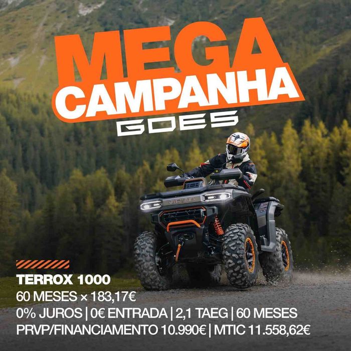 Goes Terrox 1000 (FINANCIAMENTO 0% JUROS)