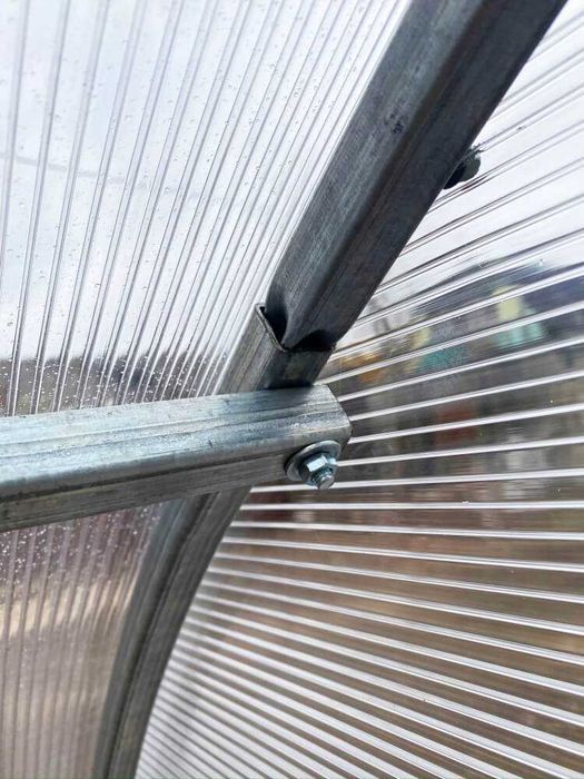 Duzy tunel gospodarczy ALMIR 5*8 z poliwęglanem 8 mm SOLIDNY