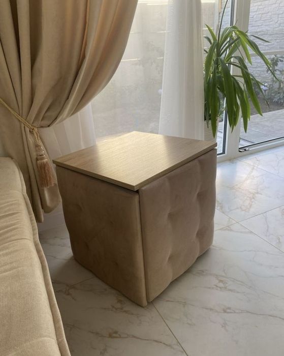 Пуф трансформер 5 в 1 — стілець, підставка, ліжко та стиль в одному