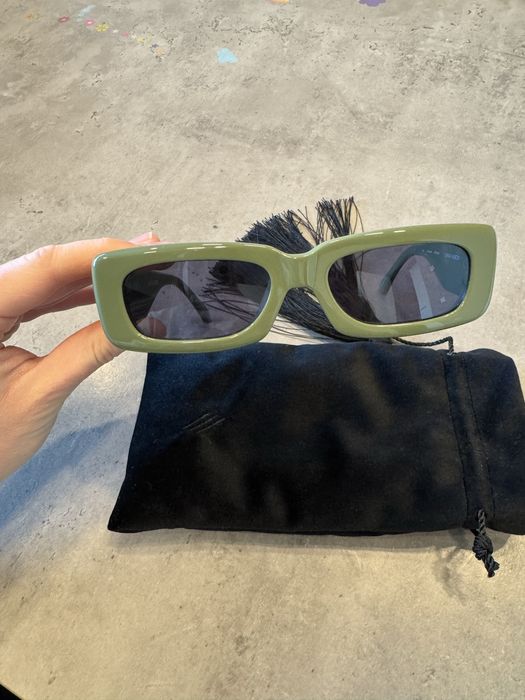 Сонцезахисні окуляри The Attico by Linda Farrow Mini Marfa зелені