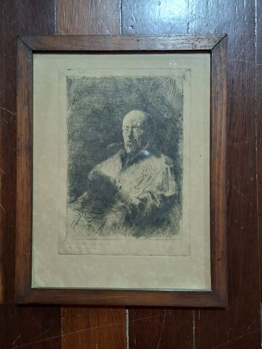 Gravura Abel Salazar assinada