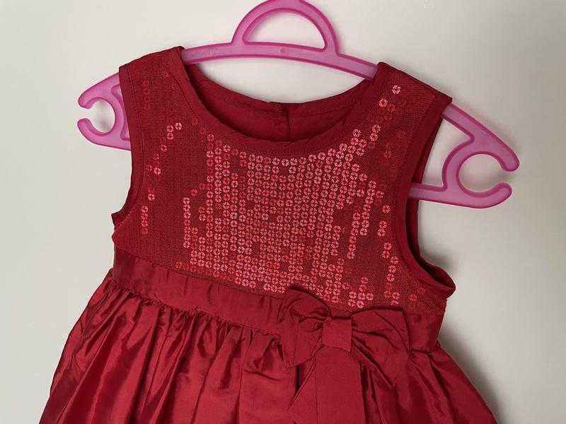 Святкова червона сукня Mothercare, з болеро на 9-12міс