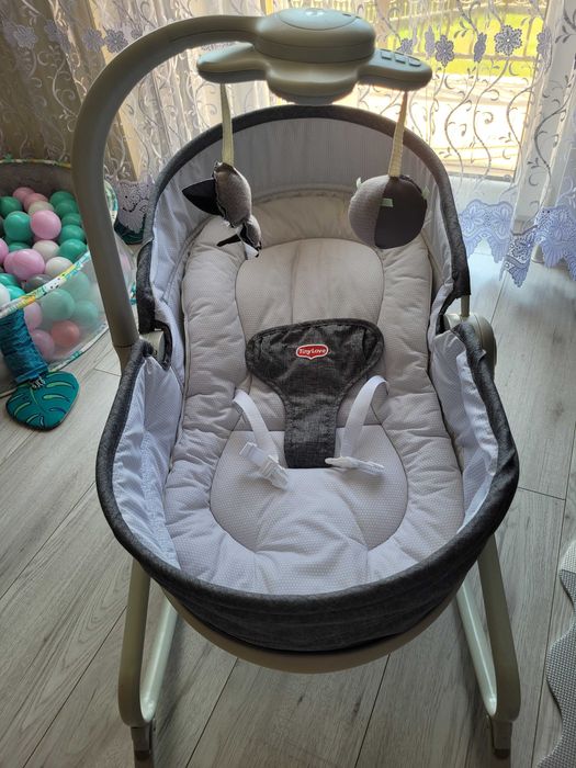 Tiny Love Wielofunkcyjny Leżaczek-Bujaczek z Funkcją Krzesełka 3w1