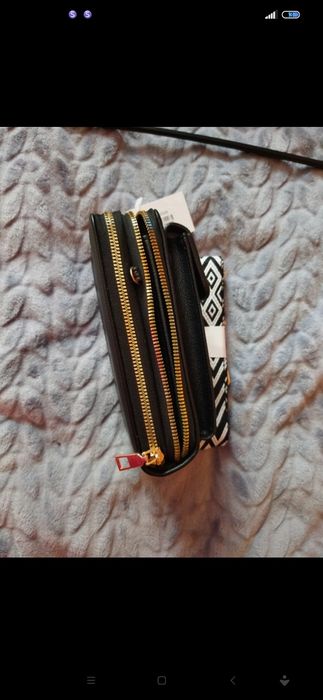 Portfel na pasku parcianym