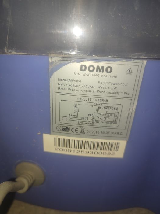 Pralka turystyczna DOMO