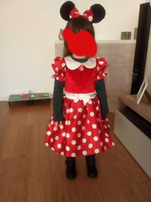 Fato de carnaval Minie 3/4 Anos