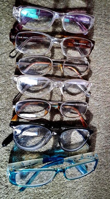 Okulary korekcyjne 7 sztuk