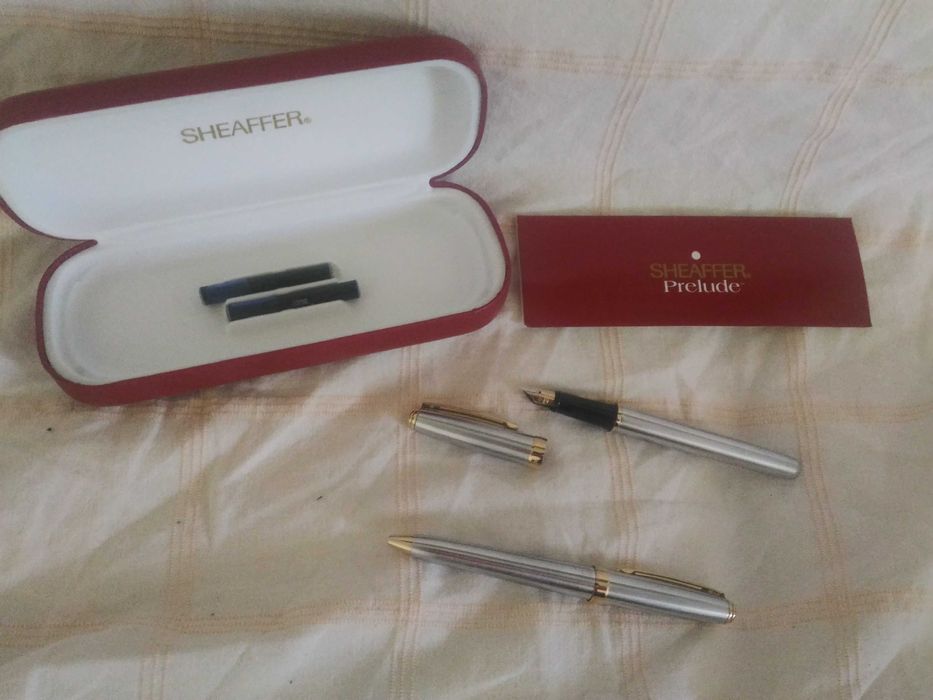 caneta de aparo + esferográfica Sheaffer Prelude
