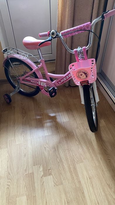 Велосипед дитячий 18 дюймів з корзиною