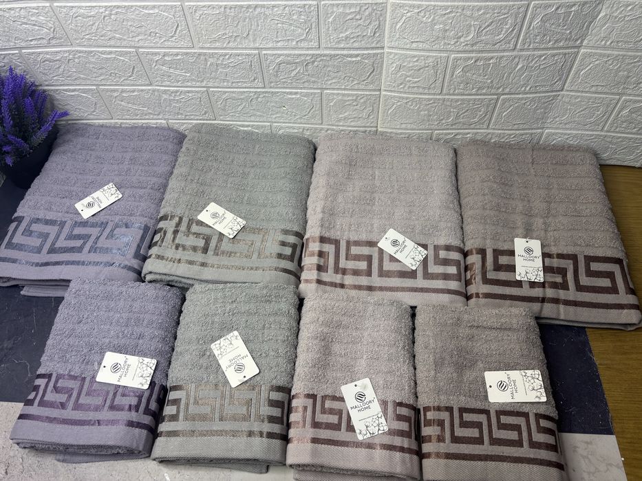 Махрові рушники Набір Банний Лицевий Рушник