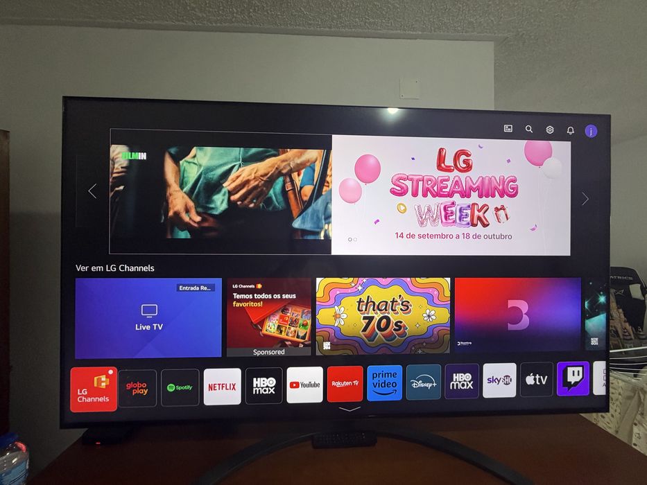 TV LG QNED 75 polegadas