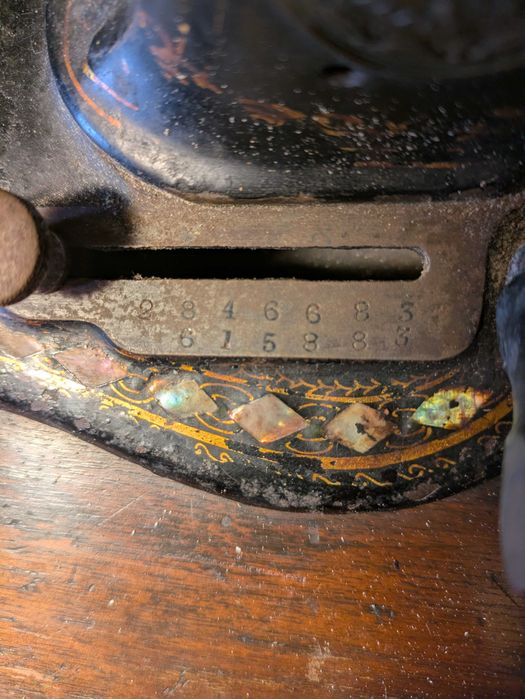 Máquina de costura Singer de 1878