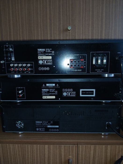 Wieza yamaha amplituner cd magnetofon