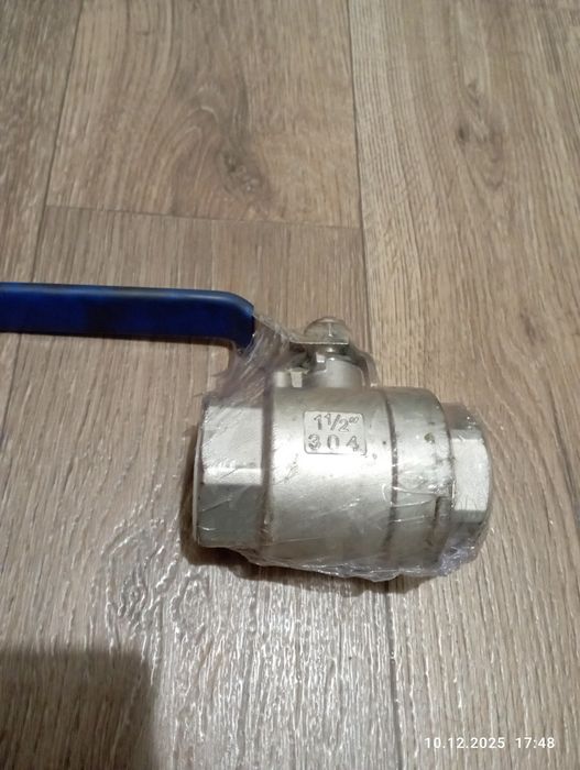 Кран шаровий ду40. 1/1/2.півтора дюйми