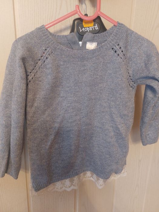 Sweterek niebieski dla dziewczynki
