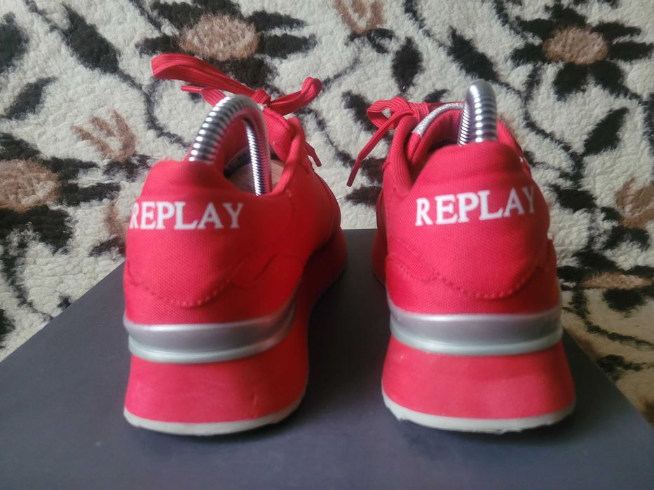 Super lekkie sneakersy na platformie Replay Penny wkł.24,5cm superstan
