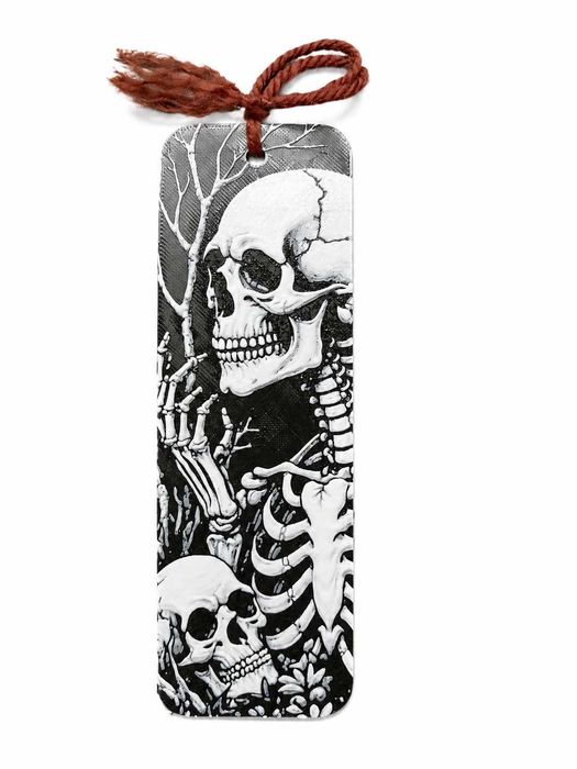 Оригінальні закладки для книг у стилі SKULL/ЗАКЛАДКИ ДЛЯ КНИГ/DARK/панди