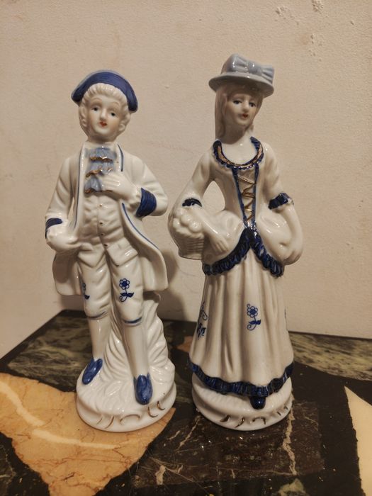 Figurki Porcelana Para 2 szt