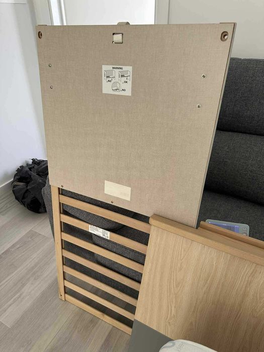 Conjunto berço/cama + móvel Micuna