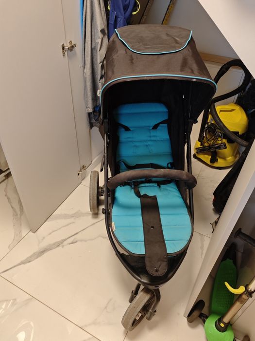 Wózek Hauck Rapid 3kołowy turkusowy spacerowy sportowy Zabrze stan bdb