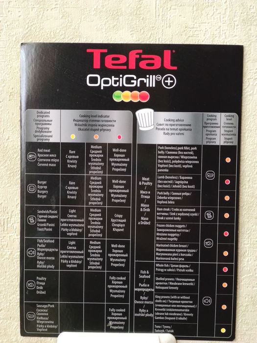 Електрогриль Tefal OptiGrill+ GC712D34