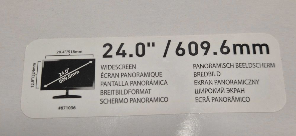 Filtr prywatyzujący Fellowes Priva Screen 24 cale