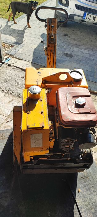 Walec wibracyjny Weber DVH550 dwu bębnowy silnik Robin chlodzony