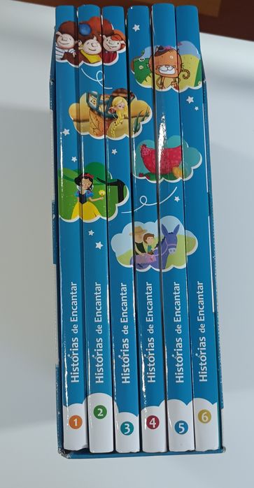 Coleção de 6 livros "Histórias de encantar"